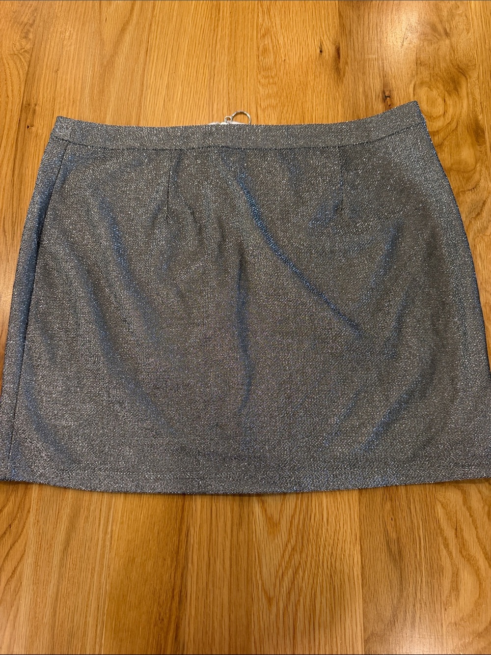 Forever 21 Metallic Silver Mini Skirt